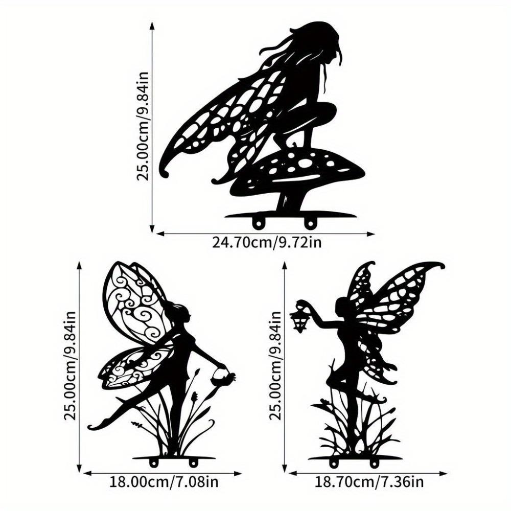 Metal Fairy Mailbox Topper Custom Garden Decorative Pediment Personalized Home