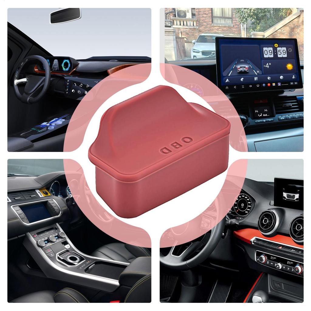 OBD Port Dust Cover OBD Port Guard Dust Shield Interface Connector Protector For Cargo Golf Cart Sedan Truck SUV Van RV