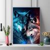 Nouvel Arrivage Broderie Diamant Animal Loup Convient aux Débutants Peinture Diamant Chien Mosaïque DIY Loisir Enfant
