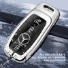 Heißer Autoaufkleber Auto TPU Zinklegierung Schlüsseletui Tasche Für Mercedes-Benz A B C E S G-Klasse CLA CLS EQA EQB EQC GLA GLB GLC GLE GLS Auto