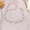 Women's Necklace Alloy Hollow Heart-shape Pendant Silver Necklace