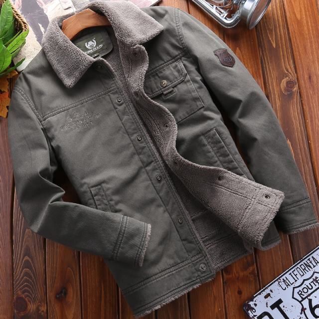 Outdoor Leisure Autumn Jacket Men's Men's Coat Casual Parka Men's Fashion Jacket Men's Winter Plus Velvet Clothes Men