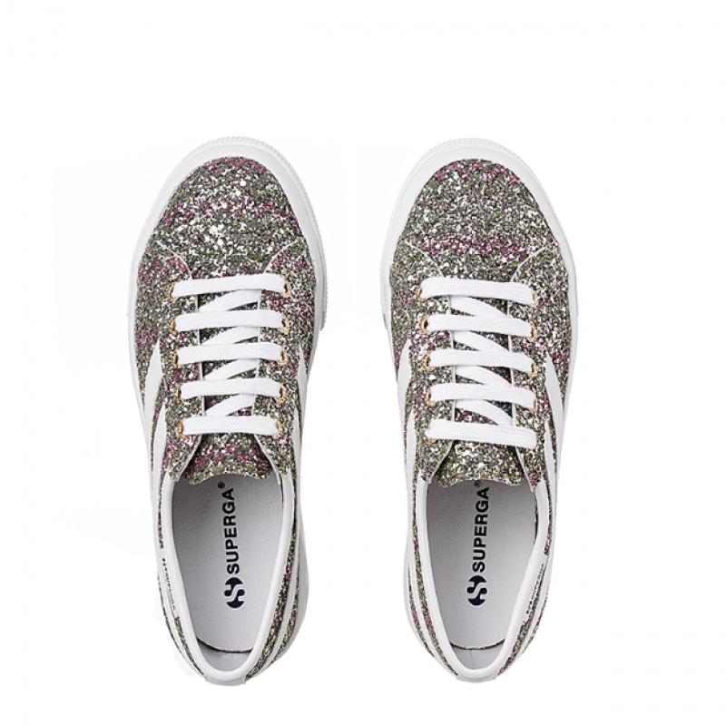 Superga 2730 Swallowtail Glitter Platinum S3114jwa0f