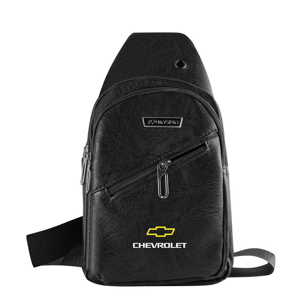 

Car Interior Men s Crossbody Shoulder Bag Business Wallet Coin Purse For Chevrolet Cruze Spark Captiva Camaro Malibu Suburban XL чёрный