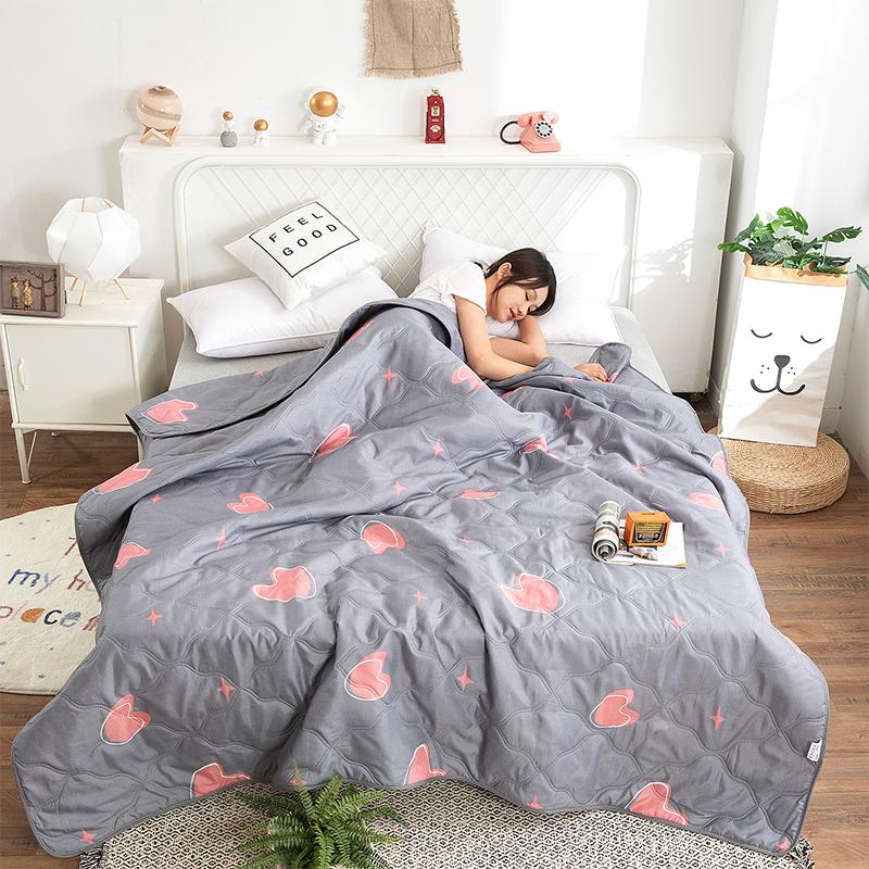 Cute Rubber Duck Summer Quilt Cartoon Ducks Gifts Bedspread Thin Comforter All-Season Quilted Air Conditioner Quilts For Bedroom