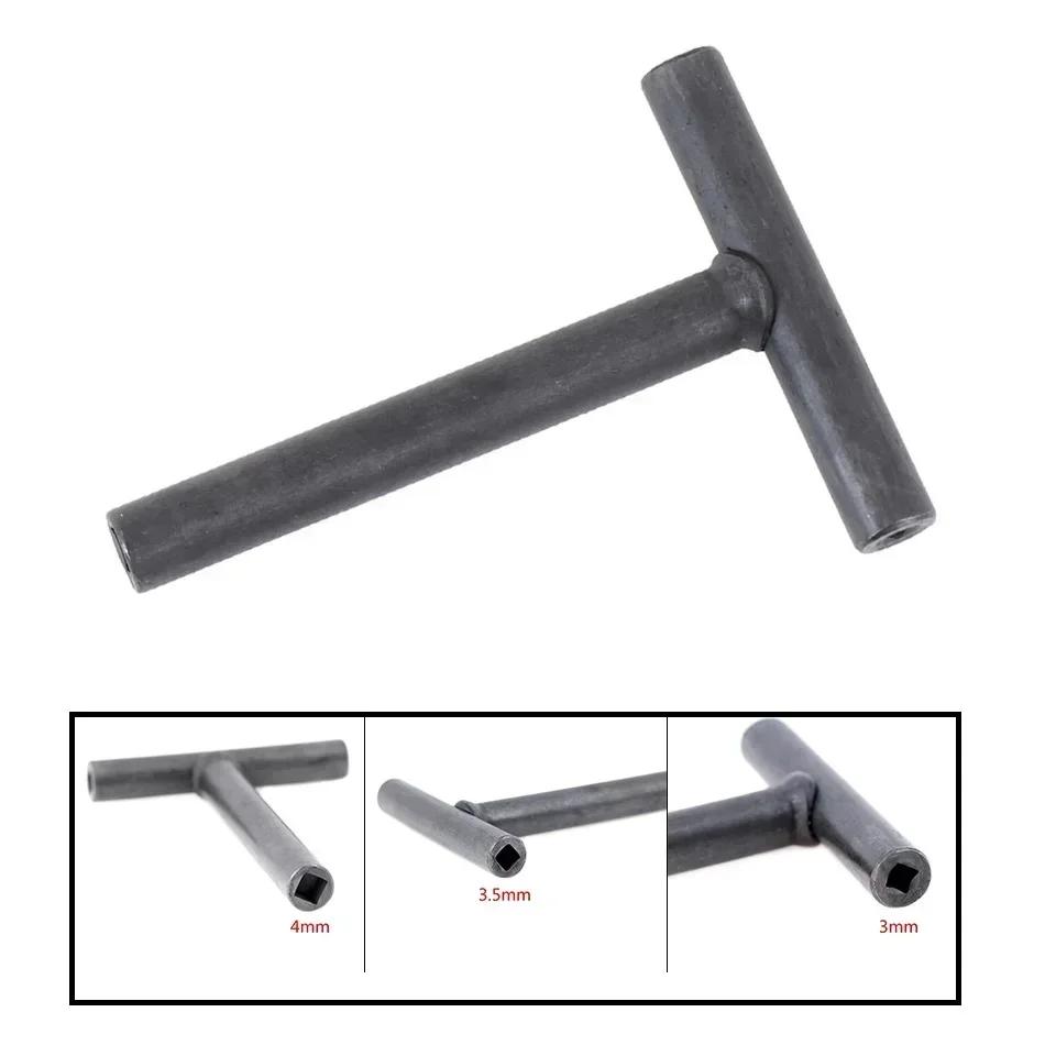 1Pcs T Type Wrench Valve Screw Clearance Adjusting Spanner 3mm 3.5mm 4mm Square Hexagon Wrench For Motorcycle Scooter