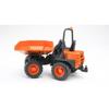 Mini dumper AUSA - BRUDER - Direction articulée, benne rotative, attelage arrière