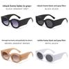 Elliptical Sunglasses Women Men Uv400 Optical Pc Frame For Fashion Travel