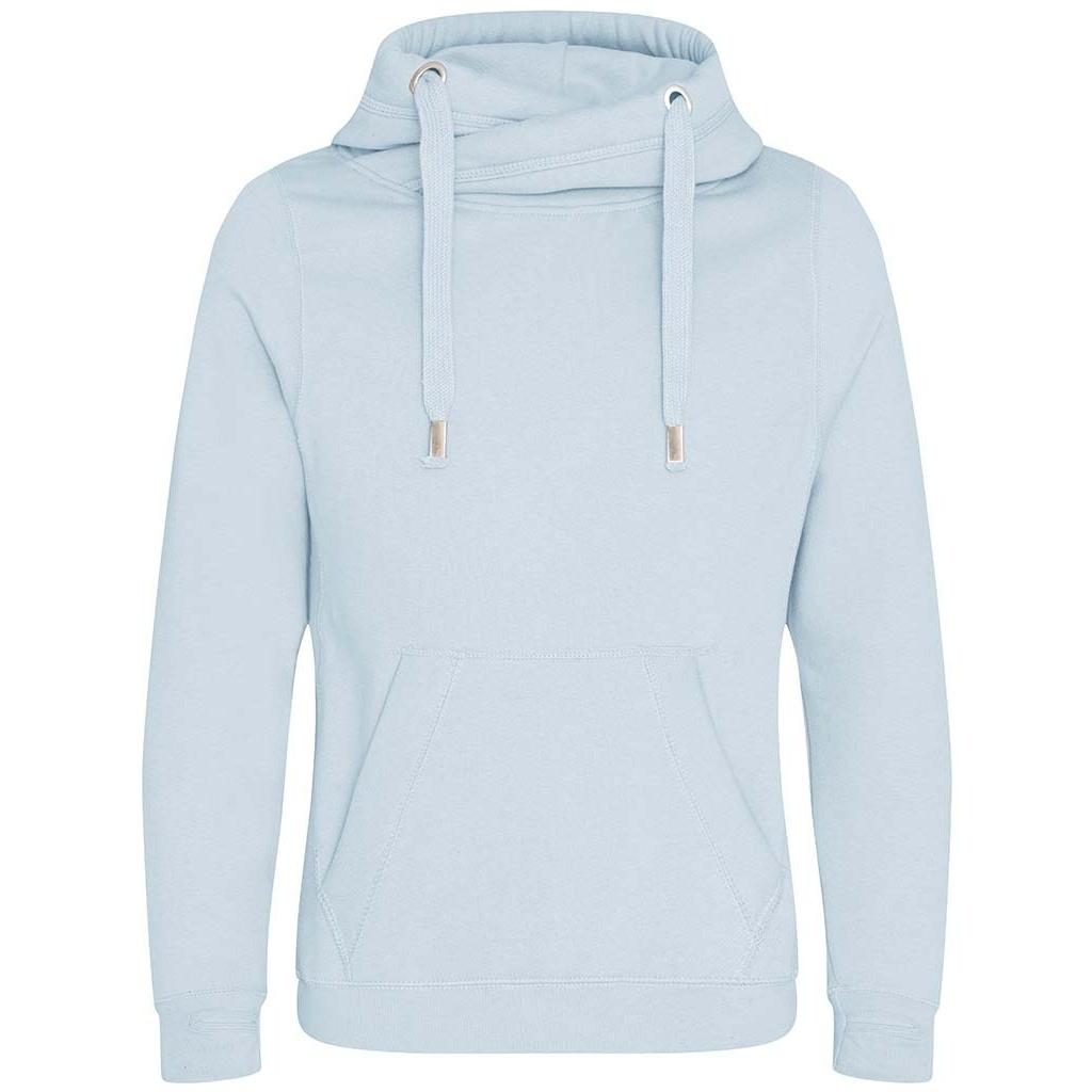 Awdis Unisex mikina s kapucí pro dospělé s překříženým výstřihem
