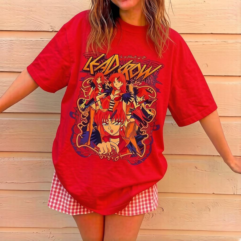 

Sailor Moon Anime Tshirt for Unisex and Women Shortsleeved Cotton Top Printed Parentchild Summer Tshirt Y2K Clothing S