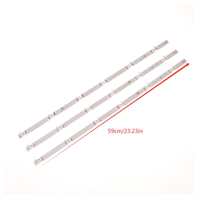 

Комплект из 3 светодиодных лент подсветки для моделей LG 32MB25VQ 6916l-1974A 1975A 1981A 32LF5800 32LB5610 [6 светодиодов]