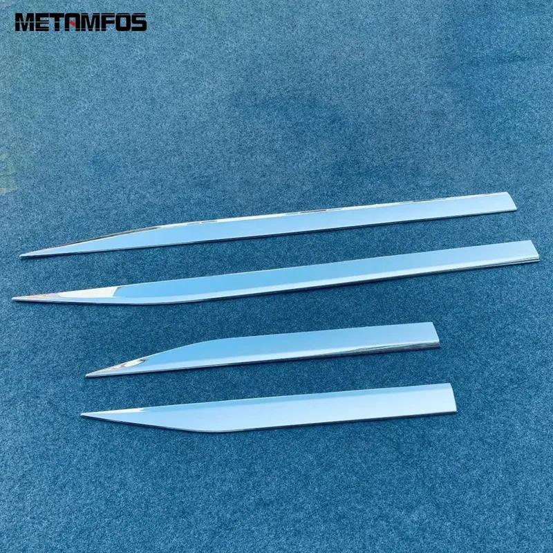Exterior Accessories For Mitsubishi Outlander   2024 2025 Chrome Door Side Line Strip Body Skirt Molding Trim Sticker