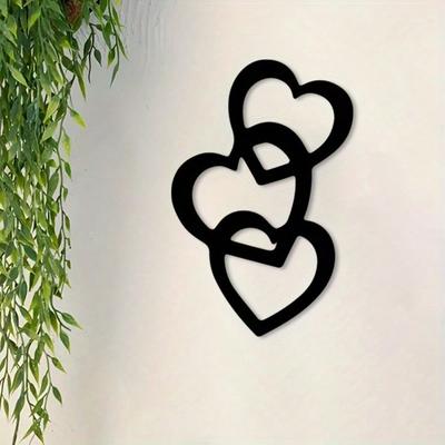Vintage Heart Metal Wall Art Rust Resistant Iron Romantic Christmas Gift
