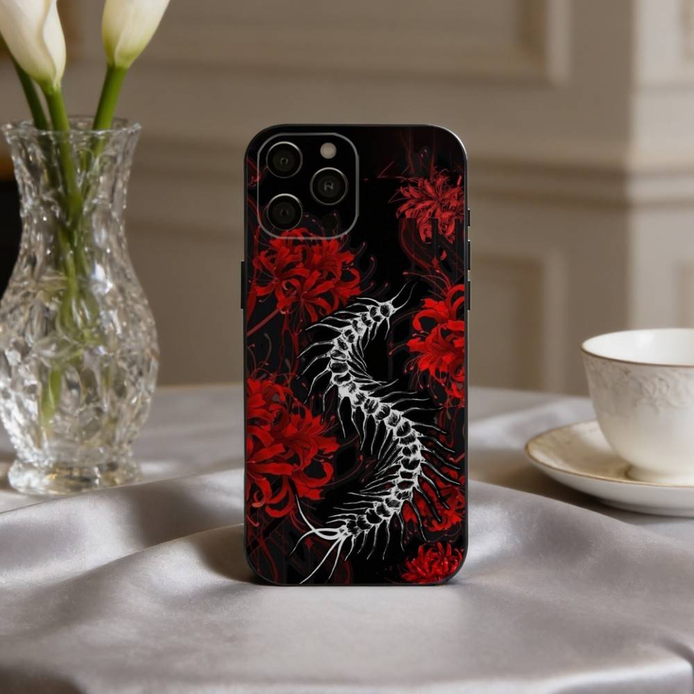 G-Ghoul R-Red Spider Lily Tokyo Phone Case Silicone Soft For IPhone 17pro 16 15 14 13 12 11 X XR Plus Pro Max Plus