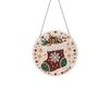 Acrylic Christmas Rhinestone Painting Kit Round Xmas Ornament Kit  Wall Decor