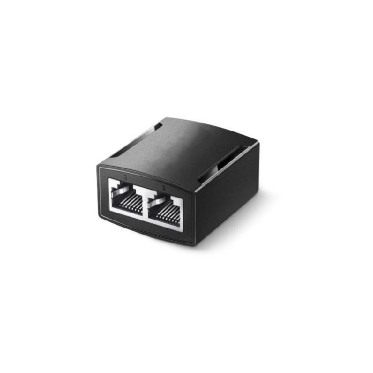 PVC RJ45 Coupler Ethernet Extender Female to Female Offering Highly Speed Transmission and Environmental Friendliness