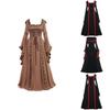 Medieval Women's Halloween Dress With Gothic And Renaissance Flair For Cosplay And Parties