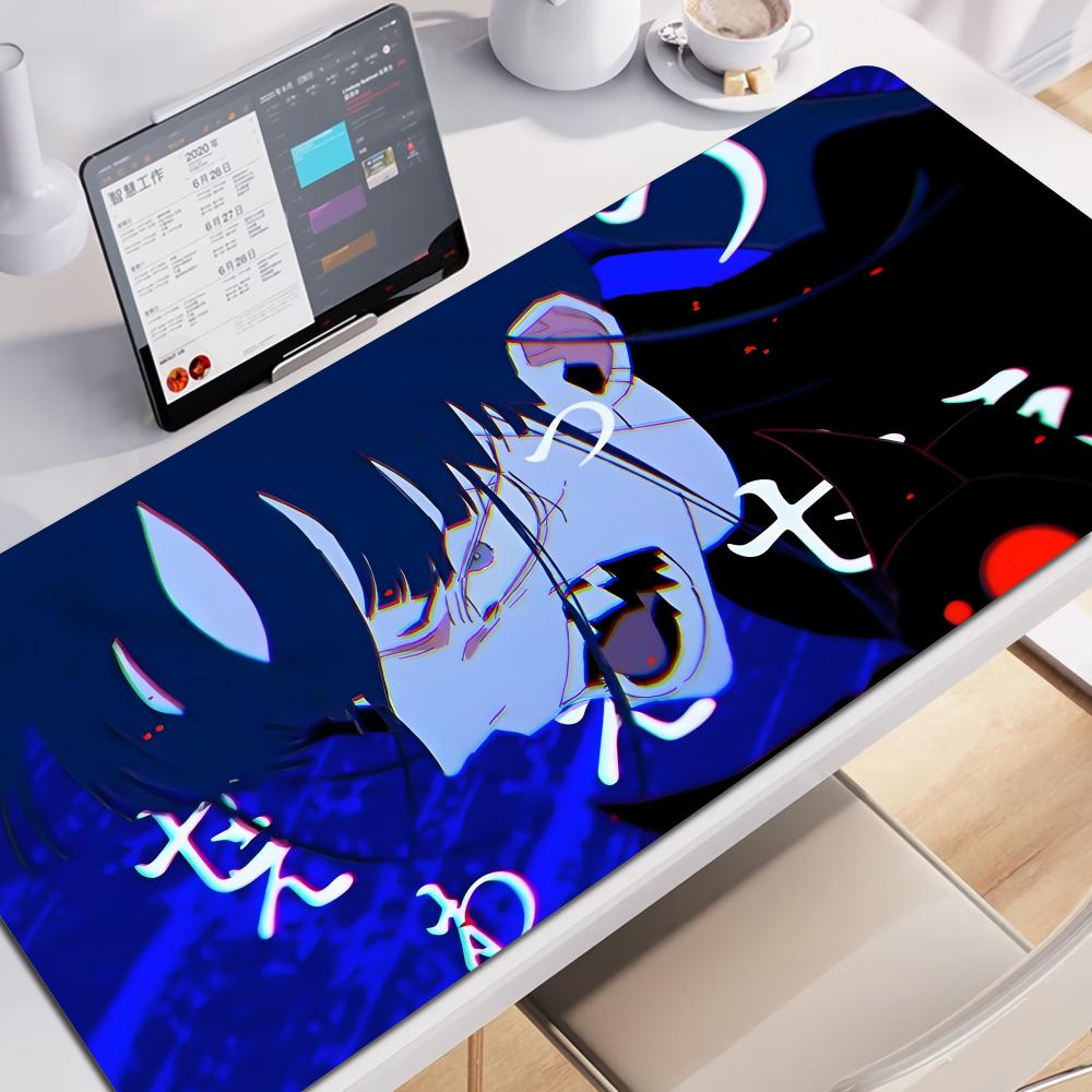 Singer Aado x Rubber Lock Edge Mouse Pad Super Big Computer Desk Mat Offices Accessories Virtual Idol Kawii Keyboard Pad
