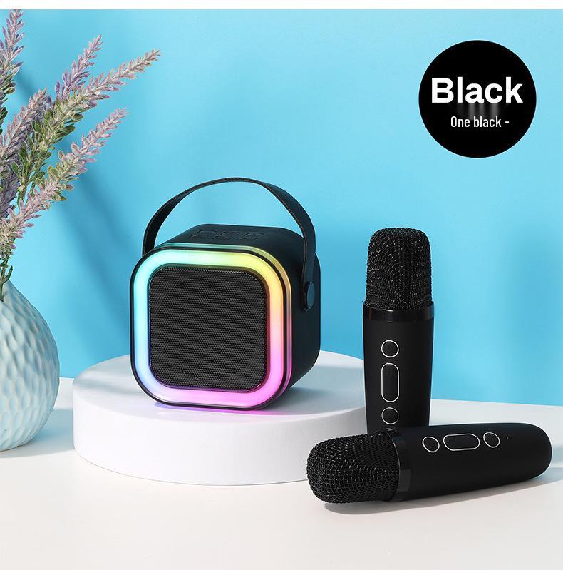 Portable K12 Bluetooth Speaker & Microphone for Outdoor Live Streaming and Home Karaoke