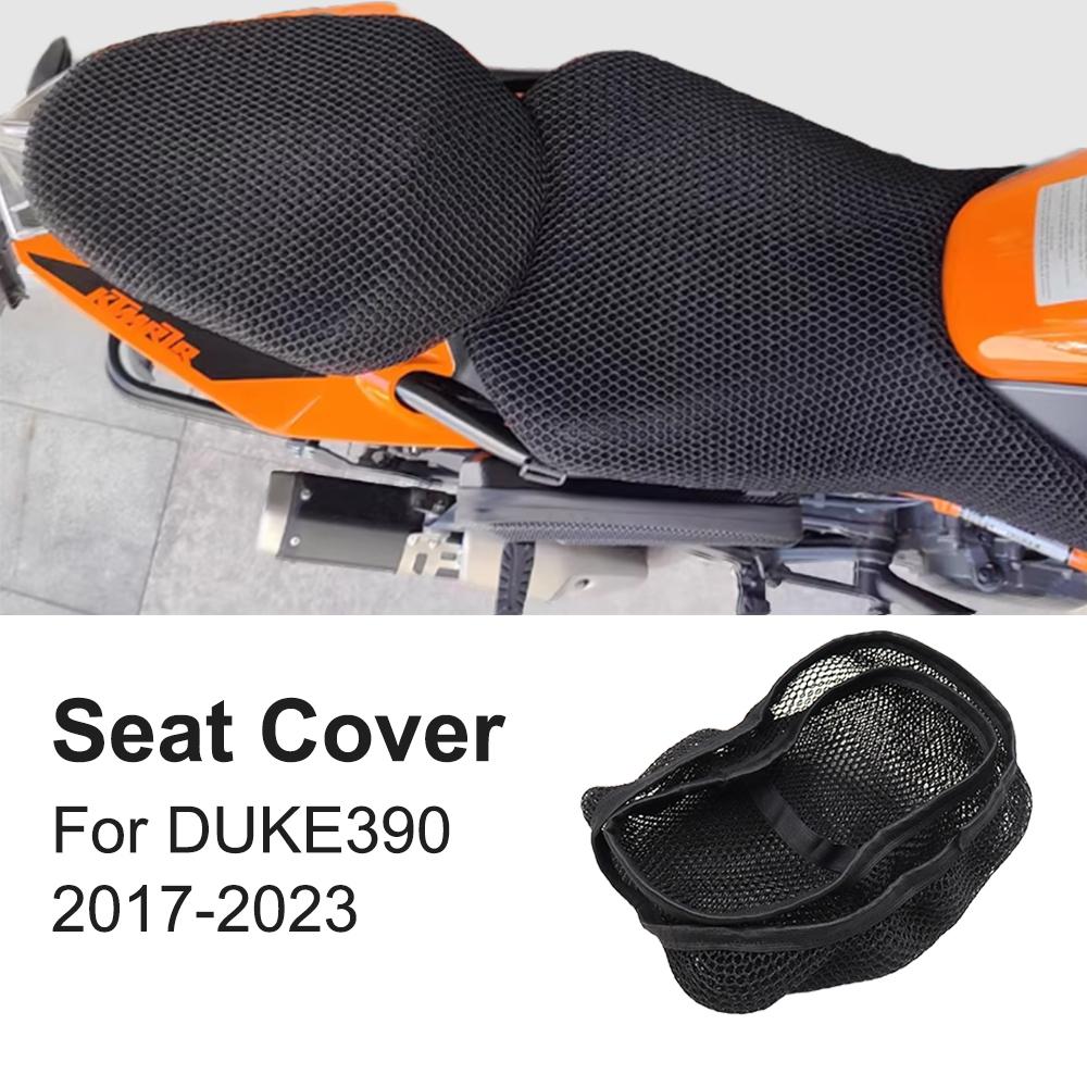 For DUKE390 DUKE 390 2017-2023 2022 2021 Motorcycle Seat Cover 3D Mesh Non-Slip Breathable Heat Insulation Protection Cushion