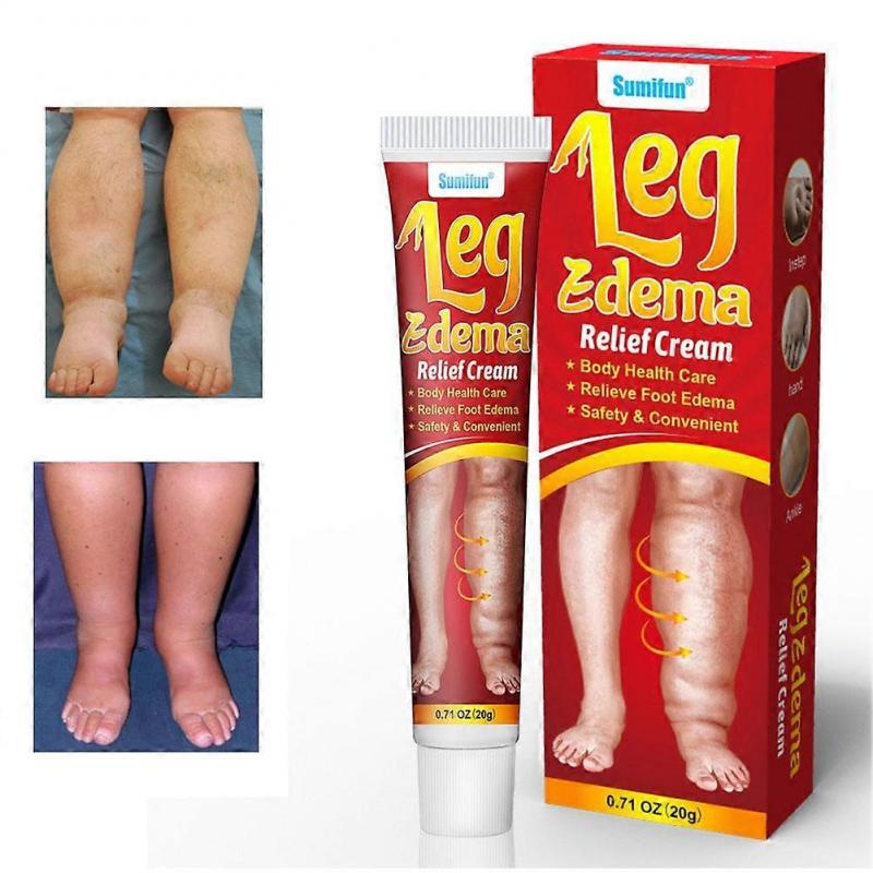 Leg Swelling Care Cream 20g Natural Muscle Relief Massage Cream Moisturizes Improves Skin Elasticity Fast Absorbing Non Greasy