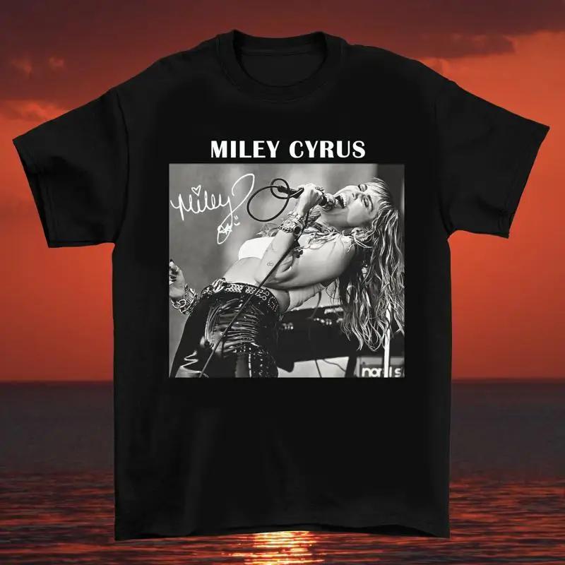 Miley Cyrus On Stage Pop Rock Singer T Shirt All Size S 5xl Mk409