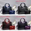 Pu Leather Vintage Motorcycle Bag With Flower Embossed Design For Daily Use