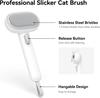 Cat Brush for Shedding, Cat Brushes for Indoor Cats, Cat Brush for Long or Short Haired Cats, Cat Hair Brush Cat Grooming Deshedding Brush