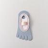 Soft Five Toes Pilates Sock Bottom Silicone Grip Boat Socks Breathable Low-Ankle Socks  Sport