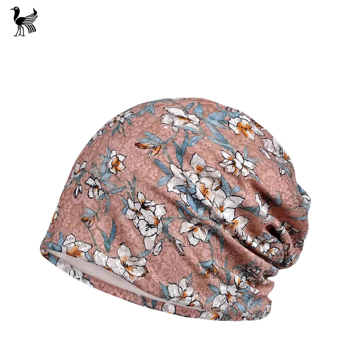 

Тонкий четырехсезонный двухслойный жаккардовый кружевной ажурный дышащий анти-женский ночной колпак послеродовая шапочка Flexible/capped