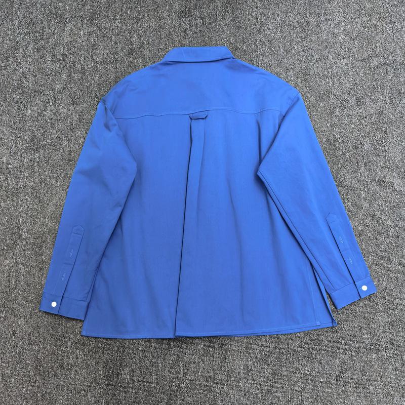 Longmei Women's Loose Lapel Pure Cotton Shirt - Early Spring 2026 Nordic Style, Simple Commute Long Sleeve Top