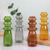 Creative Nordic Style Colored Glass Vases Perfect for Home Living Room Decorations Flower Arrangements Water Nourishing Vases