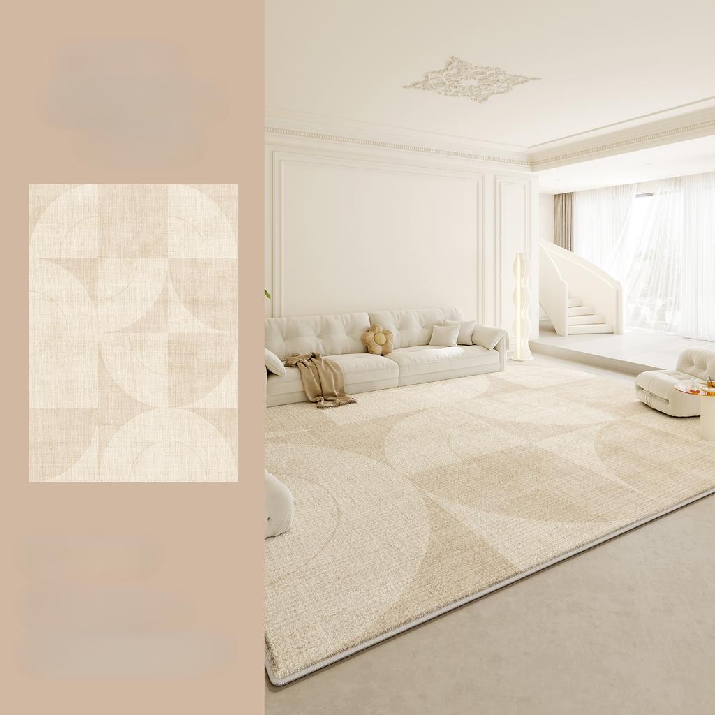 Large Area Rugs for Bedroom Cream Style Living Room Decoration Plush Carpet Home Fluffy Soft Rug Thick Anti-slip Study Floor Mat