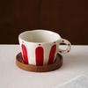 OLOEY Japanese Retro Ceramic Coffee Cup Set