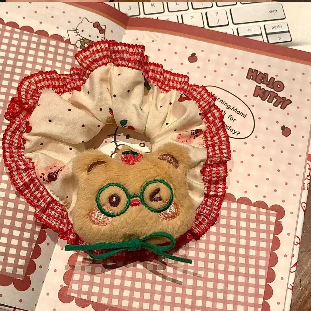 Festlicher Plüschbär Haargummi - Perfektes Geschenk für Schüler & Paare