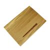 Osaka Choseido Obon Wooden Yamanaka Brown Wood Lacquered Placemat, Lacquer, 43cm, Grain,
