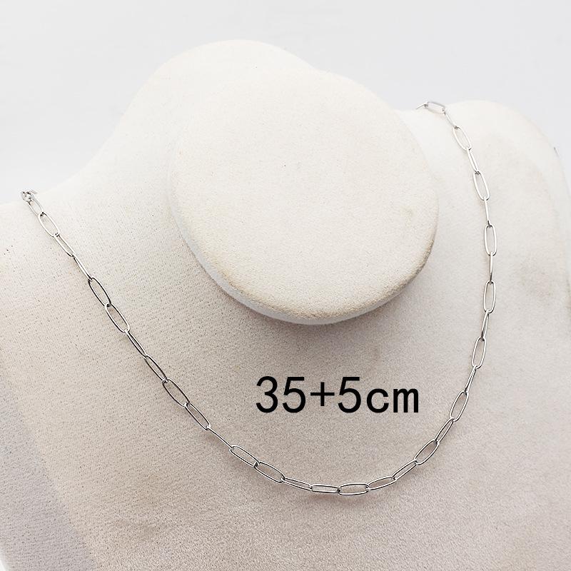 Elegant 18K Gold Stainless Steel Cross Necklace with Rolo Chain