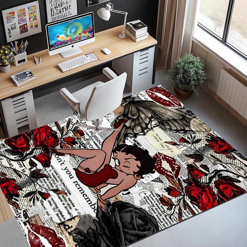 Sexy Doll Pattern Rug, Indoor/Outdoor Mat, for Picnic, Gameroom, Bedroom, Office, Living Room, Home Decor Carpet, Birthday Gift