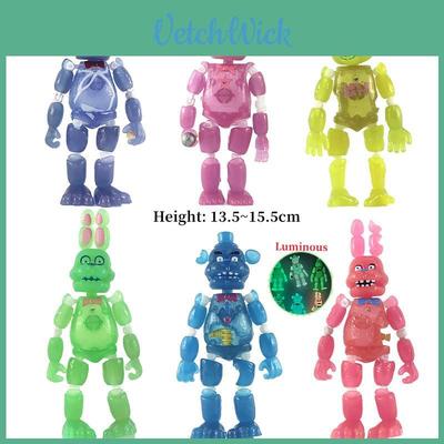 Five Nights At Freddy's Luminous Action Figure Set 6/8pcs