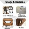 Zinc Alloy Rv Door Lock Keyless Cabinet Lock Professional Toolbox Lock  Toolbox
