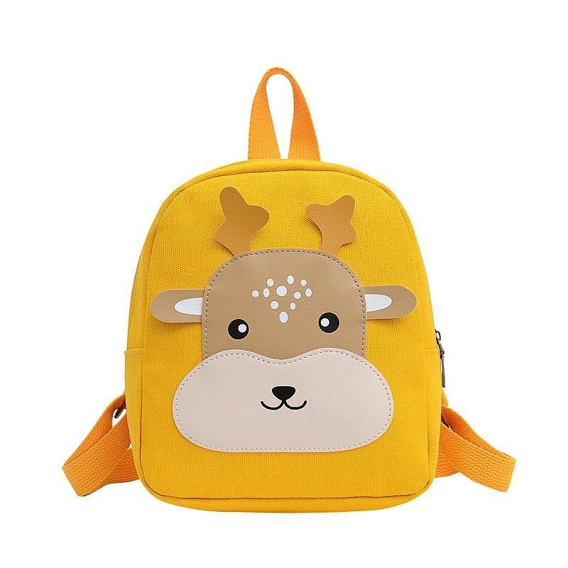 Childrens Cartoon Backpack With Breathable Canvas Material For Kindergarten Kids