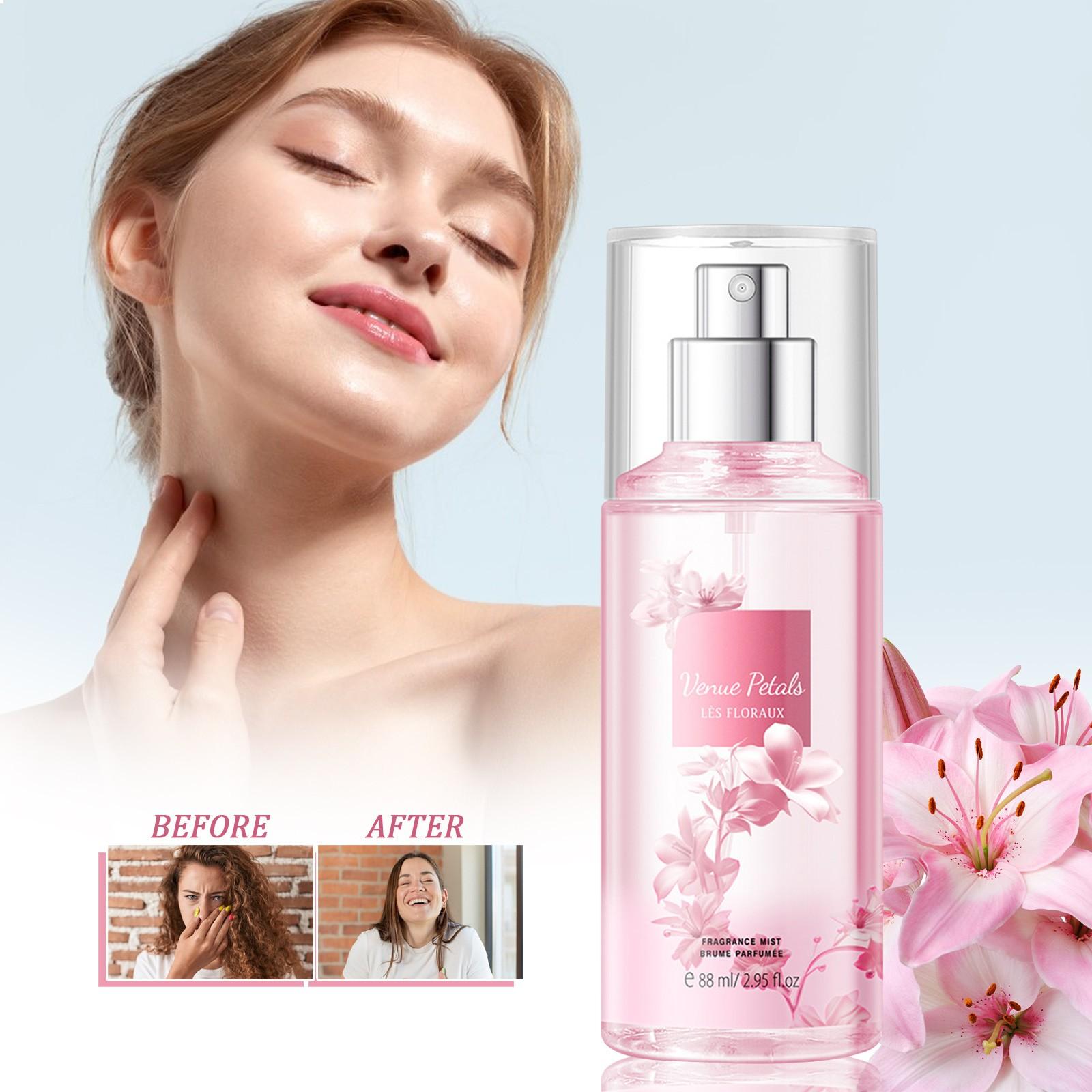 

Спрей для тела, женский спрей для тела, цветочный элегантный парфюм с уникальным шармом, 88 мл One Size