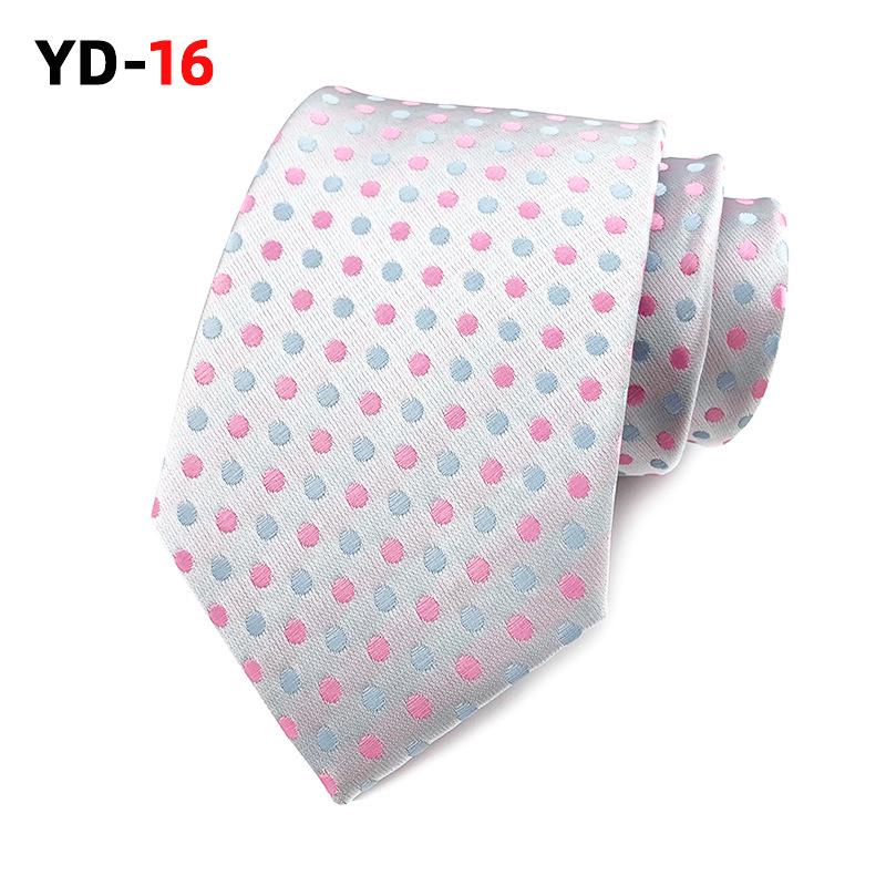 2025 Polka Dot Polyester Herren Business Casual Krawatte - Verschiedene Farben