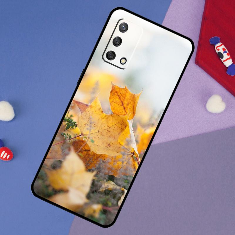 Autumn Leaves Case For Oppo A60 A80 A40 A6 A5 Pro A15 A16 A17 A57 A94 A74 A54 A76 A96 A18 A38 A58 A78 A98