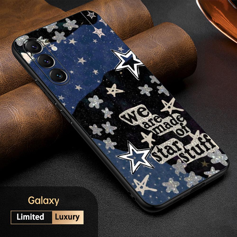 Fashion Cool Star Hot Selling Pattern Phone Case For Samsung Galaxy S26 S25 S24 S23 S22 S21 Plus Ultra Note20 Soft Black