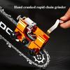 Portable Chainsaw Sharpener,Chainsaw Sharpening Kit, Fast Chain Saw Sharpener Tool, Portable Hand Crank Chain Grinder,Electric Chainsaw File