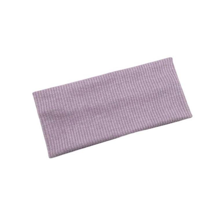 Unisex Wide-Edged Knitted Elastic Headband for Sports, Fitness, and Face Washing