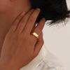 Custom Women Signet Ring,  Name Ring, Stackable Bar Ring Minimalist Jewelry Size 6-12