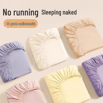 Einweg Sterilisiertes Hotelbettwäsche-Set: Beinhaltet Bettlaken, Bettbezüge, Kissenbezüge, Spannbettlaken, Schmutzabweisend, Waschfrei, Doppel-Vierteiliges Set.