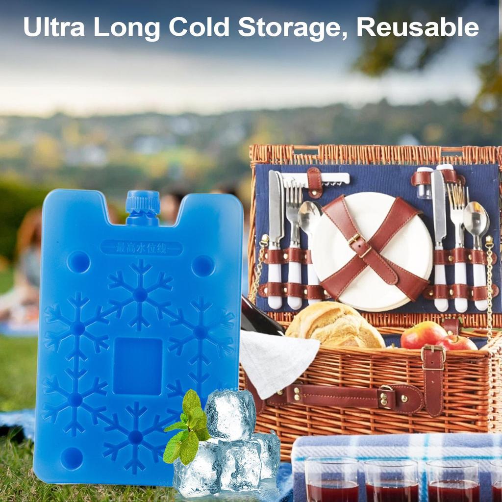 Ice Packs For Lunch Boxes Portable Ice Crystal Box For Air Cooler Reusable Freezer Blocks For Air Conditioner Fan Lunch Drinks